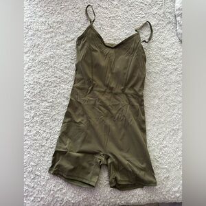 Olive Green Quinsen Romper